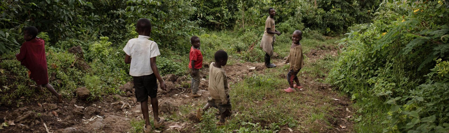 DRC - kinderen in de natuur