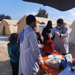 Slachtoffers van aardbevingen Syrië Dokters van De Wereld